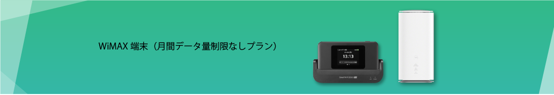 ruumモバイルWiMAX+5Gデータ容量制限なし